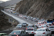 لغو محدودیت ترافیکی در جاده چالوس | ترافیک در محور هراز و فیروزکوه رو به افزایش است