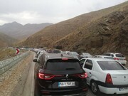 آخرین وضعیت ترافیک در جاده کرج ـ چالوس | جاده‌های شمال زیر بار ترافیک سنگین