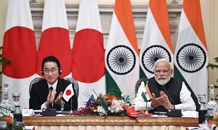 نخست وزیران هند و ژاپن