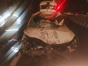 تصادف زنجیره‌ای در اتوبان تهران ـ قزوین