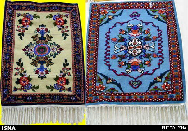 عکس | راز جذابیت شهر ملی نقش برجسته ایران | گلیم گل برجسته ایلام ؛ سوغاتی اصیل برای عاشقان گلیم