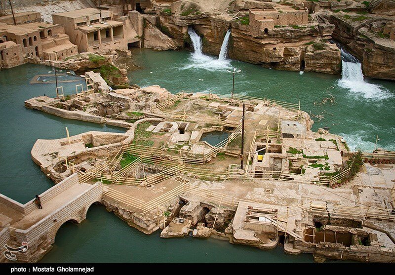 عکس | عجایب معماری جهان در ایران | سازه‌های آبی شوشتر؛ بزرگ‌ترین مجموعه صنعتی پیش از انقلاب صنعتی