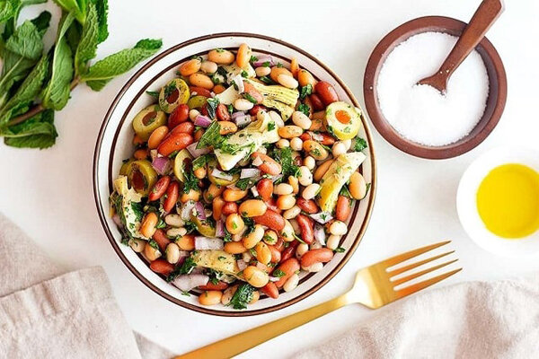 عیدی ویژه به خوشخوراکها با یک سالاد خوشمزه