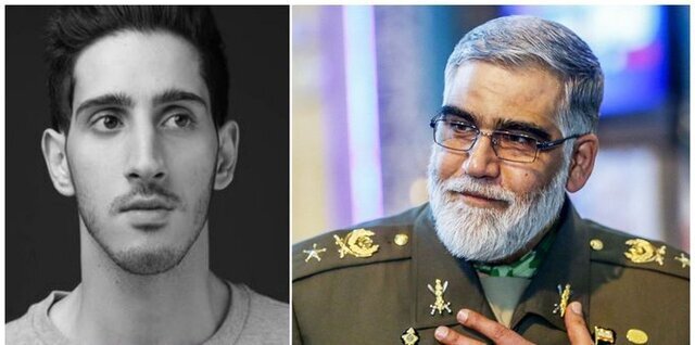 پیام تسلیت فرماندهان به دلیل درگذشت فرزند امیر پوردستان | تصویر پسر امیر سرتیپ پوردستان