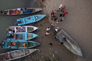 تصاویری از به‌ یاد ماندنی‌ترین تفریح؛ قایق‌سواری در رودخانه کارون
