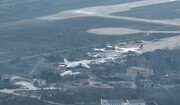 ببینید | روسیه از کی‌یف عقب نشینی کرد؟ | تصاویری از فرودگاه ویران‌شده در پایتخت اوکراین