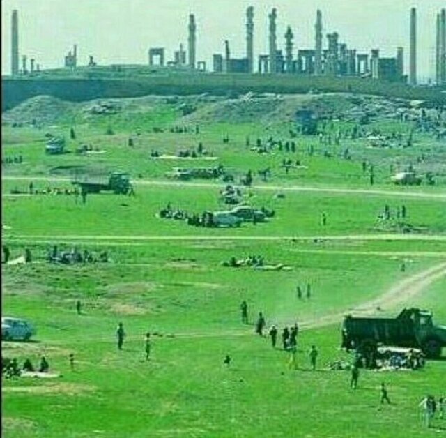 تصویری تلخ و هشدار آمیز از تخت جمشید تخت جمشید