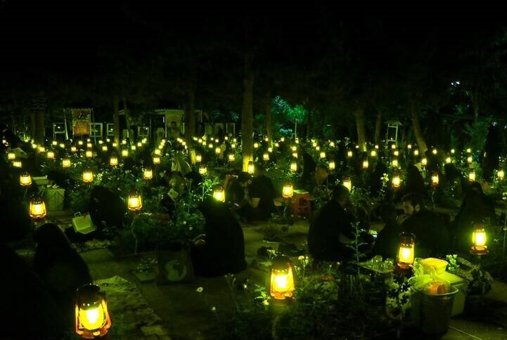 24 ساعته شدن گلزار شهدای بهشت حضرت زهرا در ماه مبارک رمضان