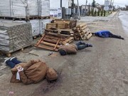 ببینید | قتل غیرنظامیان در بوچا به روایت تصاویر ماهواره‌ای | اجساد مربوط به قبل از خروج ارتش روسیه از حاشیه کی‌یف است؟