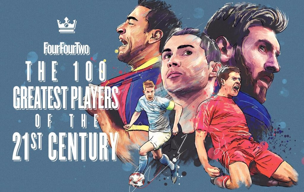 عکس | ۱۰۰ بازیکن برتر قرن ۲۱ معرفی شدند | رتبه عجیب زیدان و رونالدینیو در رده‌بندی