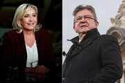 لوپن: دور دوم انتخابات فرانسه «تمدنی» است| ملانشون: به لوپن رای ندهید