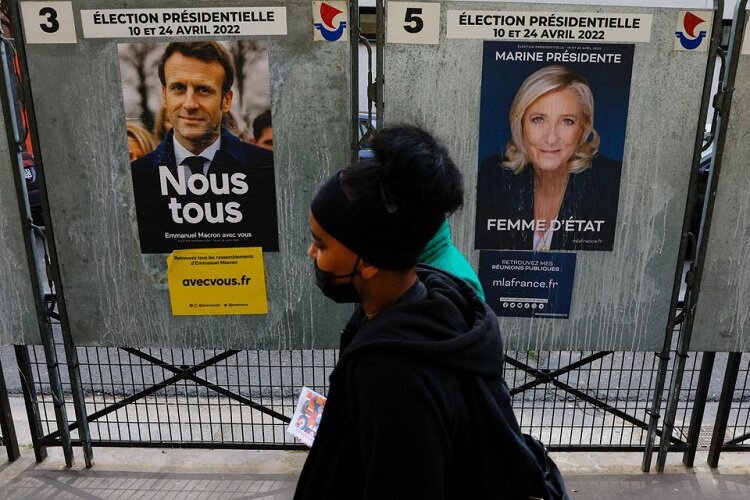 رقابت غیرقابل پیش‌بینی مکرون و لوپن | رای‌گیری انتخابات ریاست جمهوری فرانسه در جریان است