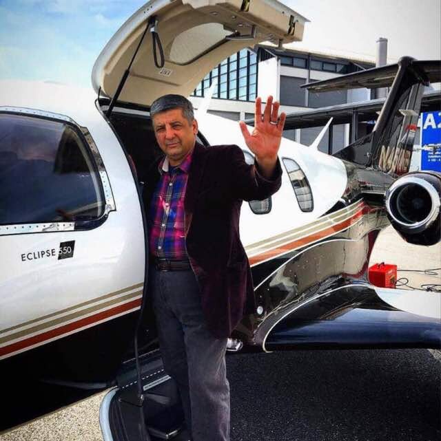 کاپیتانحیدری، نیکوکارتهرانی با هواپیمای شخصی پرواز میکند | لذت کارخیر کمتر از پریدن نیست!