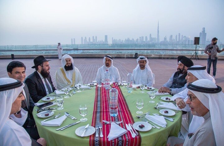 تصاویر| امارات عادی سازی روابط با اسرائیل را به سفره افطار کشاند