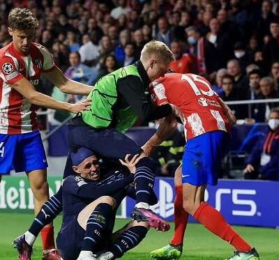 تصاویر | پپ و شاگردانش از مادرید به کهکشان رسیدند! |جنجال و درگیری در شب صعود سیتیزنها