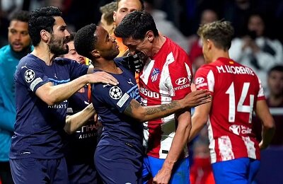 تصاویر | پپ و شاگردانش از مادرید به کهکشان رسیدند! |جنجال و درگیری در شب صعود سیتیزنها