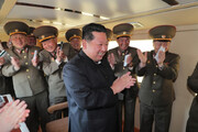 تصاویر آزمایش موشکی جدید کره شمالی | دستور ویژه کیم جونگ اون