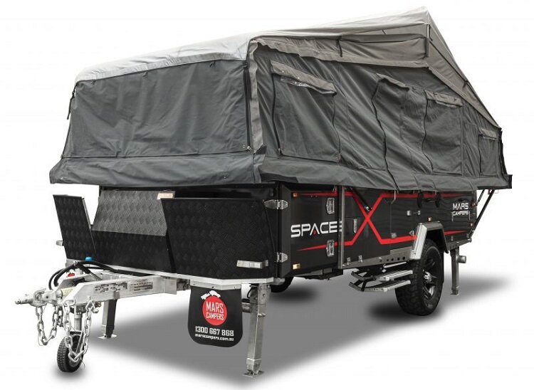 تصاویری از کمپر خودکار اسپیس ایکس ایر | اوج خلاقیت برای برپایی یک کمپ جذاب