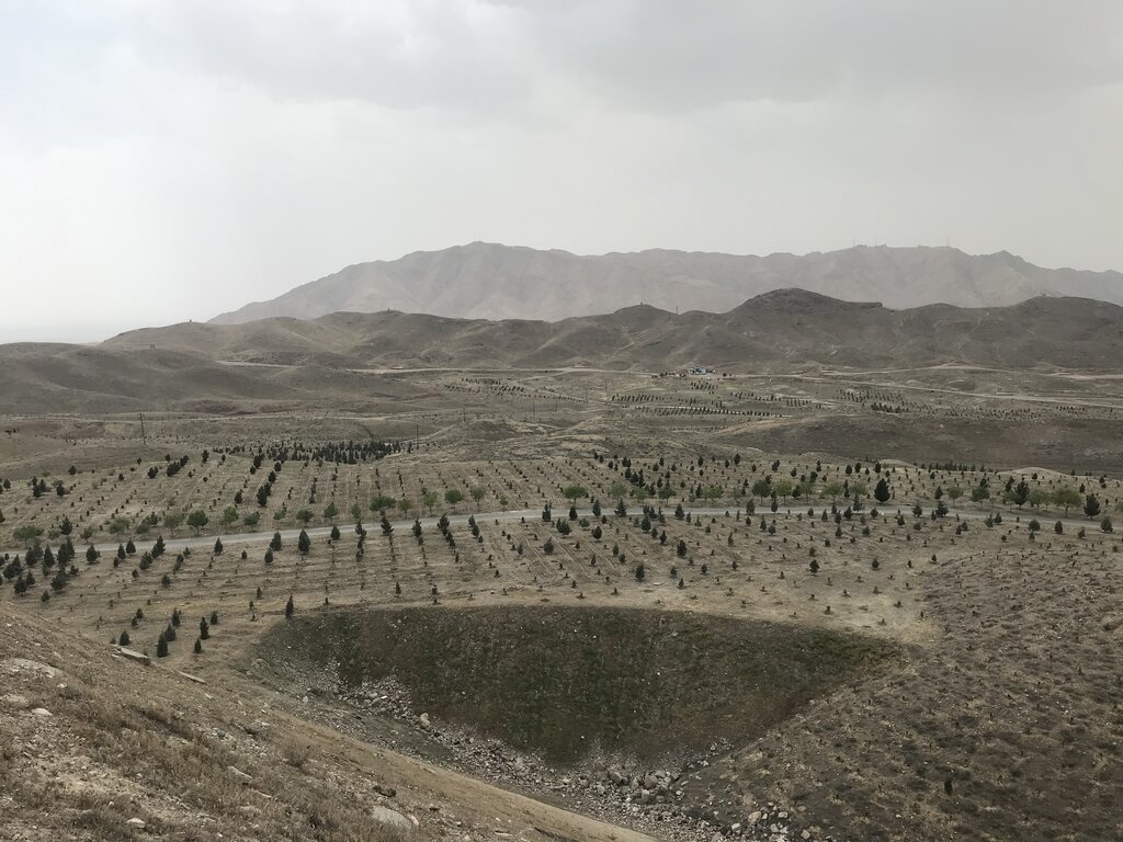 تفرجگاه بکر جنوب شرق پایتخت اینجاست | تماشای جاده چالوس و دره ستارگان از بام تفرجگاه نرجس خاتون