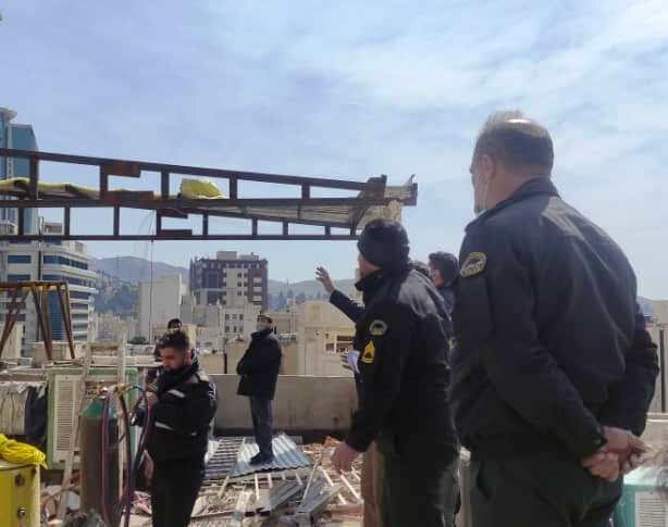 تخریب بنای غیر قانونی در تهرانپارس
