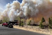 آتش‌سوزی جنگلی در نیومکزیکو | مردم مجبور به فرار از خانه‌های‌شان شدند