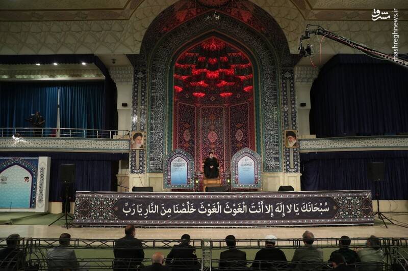 تصاویر رئیسی در شب قدر | رئیس جمهور مراسم احیا کجا رفت؟ رئیسی در شب قدر