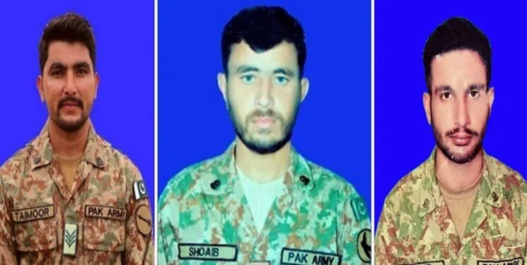 ۳ سرباز پاکستانی