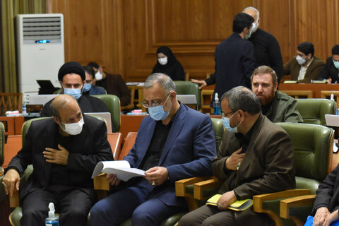 گزارش تصویری | حضور شهردار تهران در جلسه علنی شورای شهر