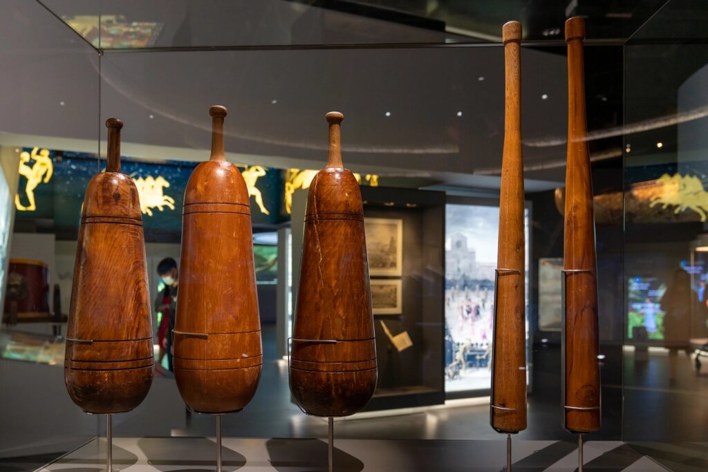 ورزش باستانی با ریشه عمیقی در تاریخ و هنر ایران در موزه 123 قطر