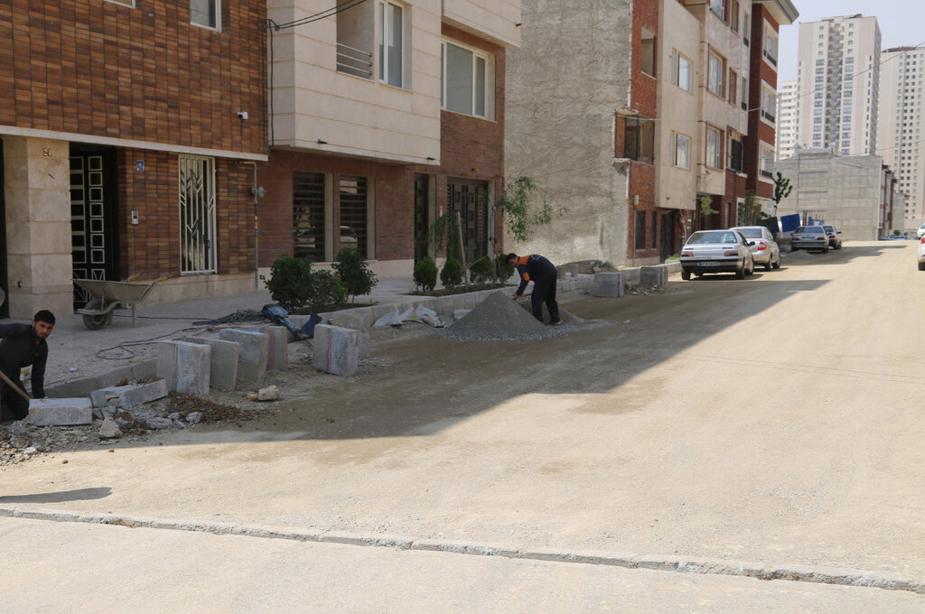 خداحافظی با معابر خاکی منطقه ۲۲ تا ۲ماه آینده