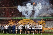 عکس | واکنش علیرضا بیرانوند به قهرمانی نساجی‌ در جام حذفی