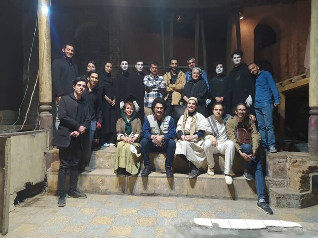 اجرای نمایش در حمام حاجی رشت