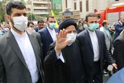 تصاویر حضور رئیسی در راهپیمایی روز قدس | همبستگی امت اسلامی به نابودی رژیم صهیونیستی منتهی خواهد شد