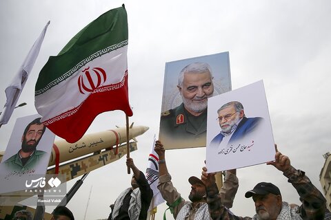 تصاویر راهپیمایی روز جهانی قدس در تهران