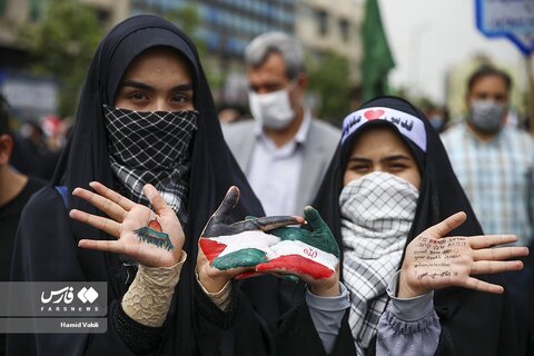 تصاویر راهپیمایی روز جهانی قدس در تهران