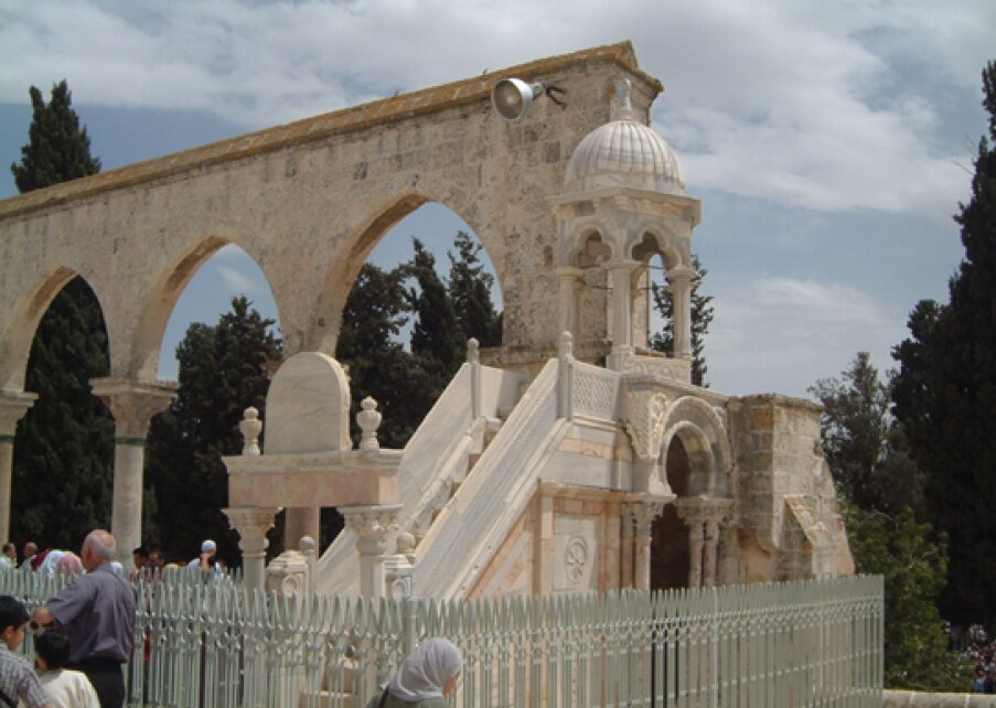 تصاویری دیده نشده از مسجد الاقصی | یادبود پیامبران و عرفا در گوشه و کنار صحن مبارک | گهواره حضرت عیسی (ع) را ببینید