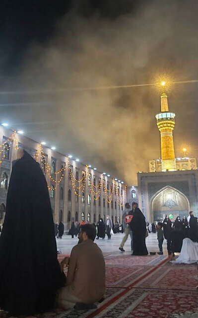 ویدئوی لحظه آتش سوزی در حرم امام رضا(ع) را ببینید | اعلام جزئیات حادثه در حرم مطهر رضوی | علت آتش سوزی چه بود؟