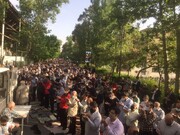 نماز عید سعید فطر پس از دو سال وقفه در دانشگاه تهران اقامه شد
