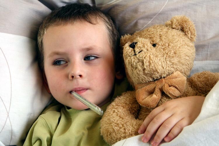 کودک بیمار - بیماری کودکان