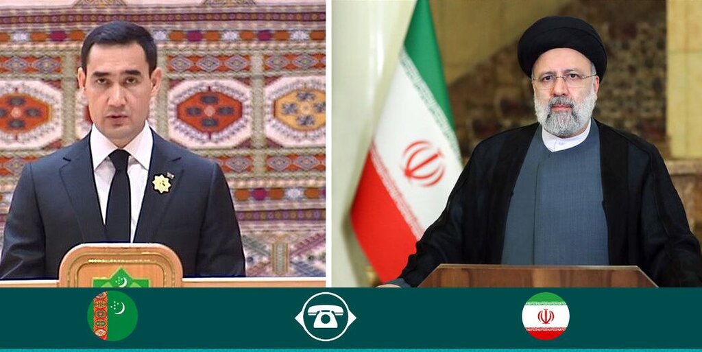 ایران  و ترکمنستان - رئیسی و  سردار بردی محمداف