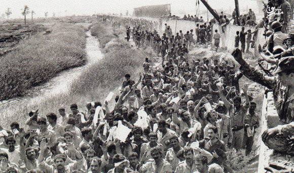 بسیجیهای سر به سجده و ترس و فرار عراقی ها | تصاویر و روایت یک عملیات بزرگ | ایرانیها آمدند، همه را له کردند | چاخان جالب بعثی ها