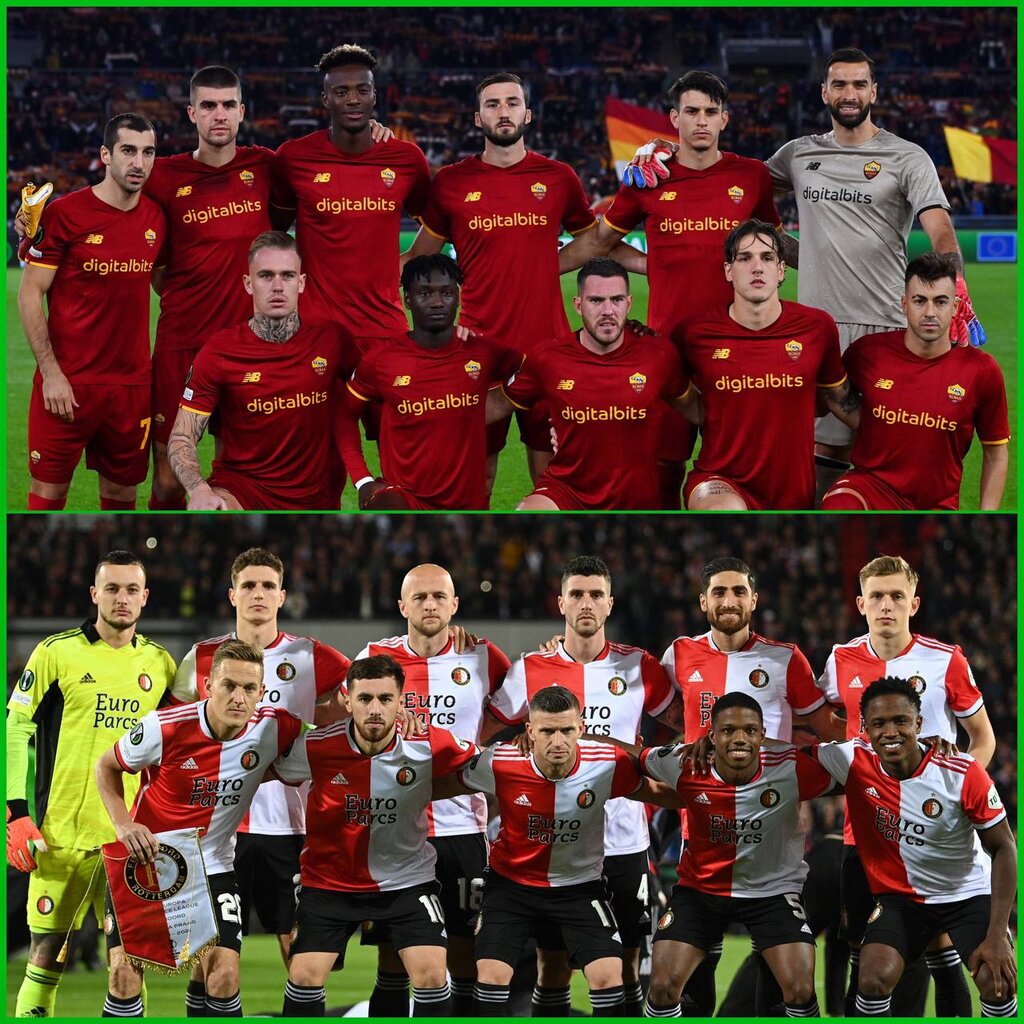 علیرضا جهانبخش و یارانش پس از صعود به فینال لیگ کنفرانس اروپا مقابل دوربین های عکاسان جشن  گرفتند و خوشحالی کردند.