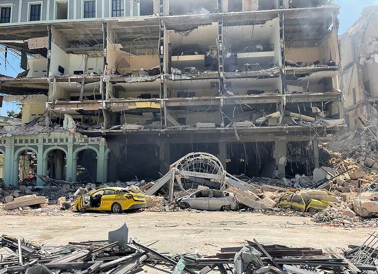 تصاویری از انفجار امروز در هاوانا |  آمار تلفات و علت حادثه