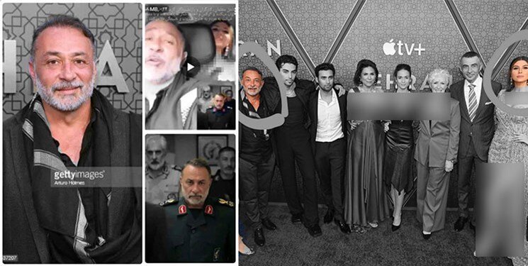 تصاویر؛ دروغ دیگر علیه سپاه | وقتی بازیگر ضدانقلاب را فرمانده سپاه معرفی میکنند | ماجرای کلیپ آوازخوانی و رقص منسب به فرمانده سپاه