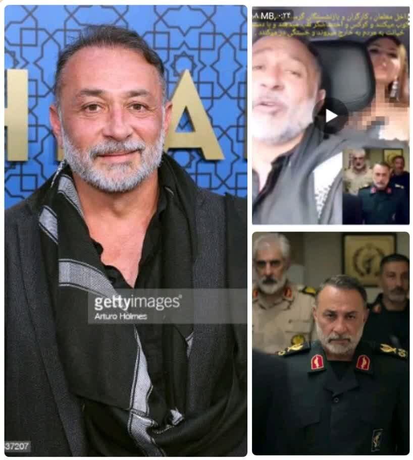 تصاویر؛ دروغ دیگر علیه سپاه | وقتی بازیگر ضدانقلاب را فرمانده سپاه معرفی میکنند | ماجرای کلیپ آوازخوانی و رقص منسب به فرمانده سپاه
