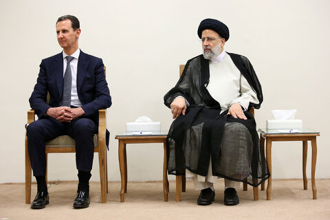 دیدار بشار اسد و هیات همراه با رهبر انقلاب