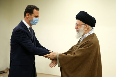 دیدار بشار اسد و هیات همراه با رهبر انقلاب