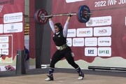 ادامه تاریخ‌سازی دختر وزنه‌بردار ایران | مدال نقره یکتا جمالی در قهرمانی جوانان جهان