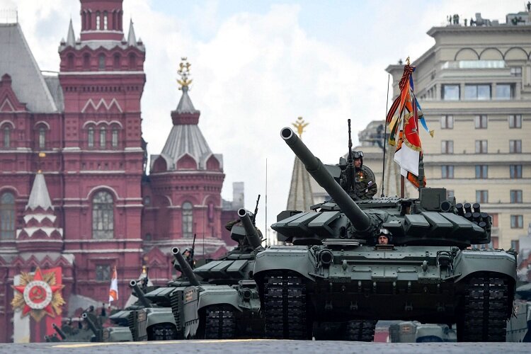 تصاویری از رژه پیروزی در میدان سرخ | مسکو برای غرب پیام فرستاد
