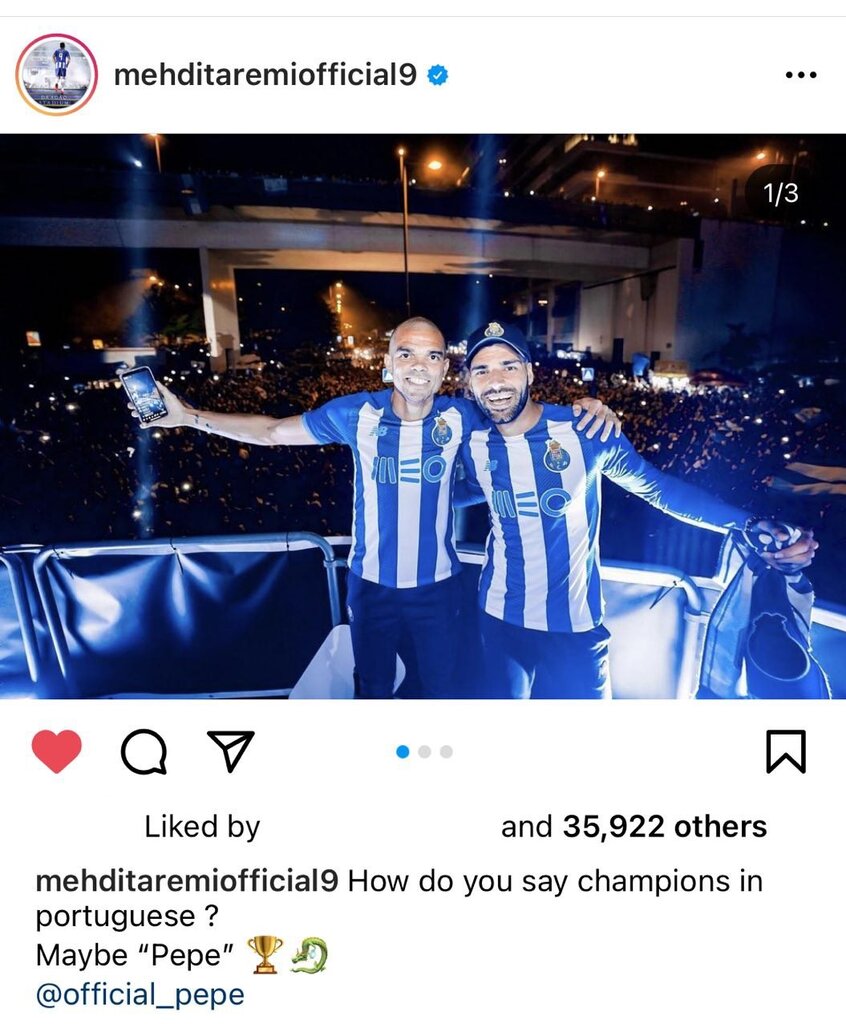 تصاویر| توییت بازی باشگاه پورتو به زبان فارسی | ستایش خاص کاپیتان پرتغالی از طارمی و پاسخ جالب ستاره ایرانی!